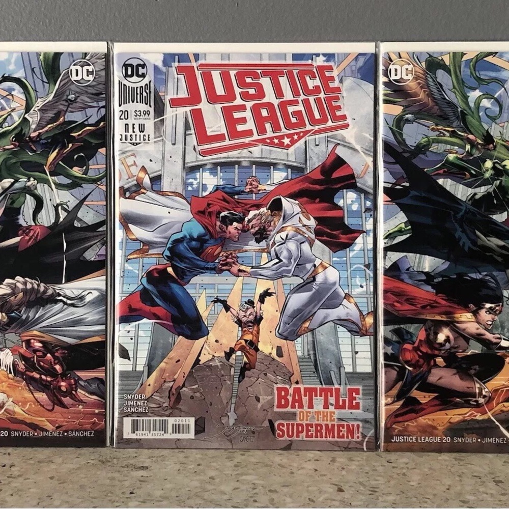 Justice League #20 Connecting Covers
